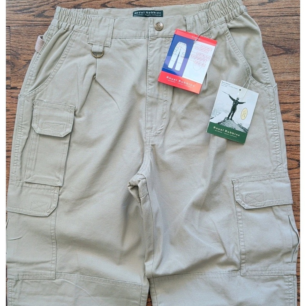 Royal Robbins 5.11 Tactical Cargo Khaki Pants Men's 32x34 Outdoor Travel 74251 - Picture 2 of 9